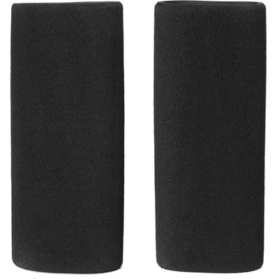 Paire de couvercles de poignée de guidon de moto, Anti-vibration, antidérapant, diamètre interne 31.7-36.8mm noir