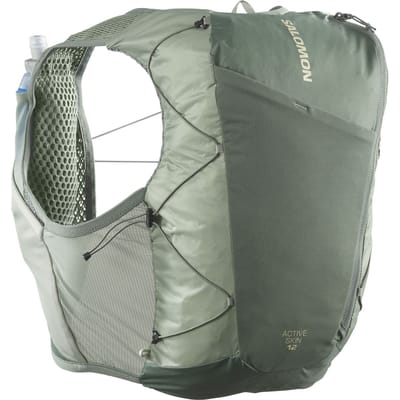 Salomon Active Skin 12 Set, hardlooprugzak, groen
