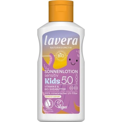 Lavera Sun Sensitiv Zonnebrandcrème Gevoelig Kinderen SPF 50 Zon Unisex 100 ml