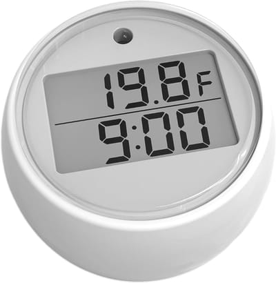 Thermometer en timer voor ijsbad – ijsbadthermometer met IP67-waterdichtheid, drijvend ontwerp en precisietimer voor bewaking.