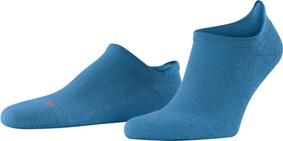FALKE Cool Kick kort eenkleurig functioneel materiaal sneakersokken enkelsokken unisex groen - maat 37-38