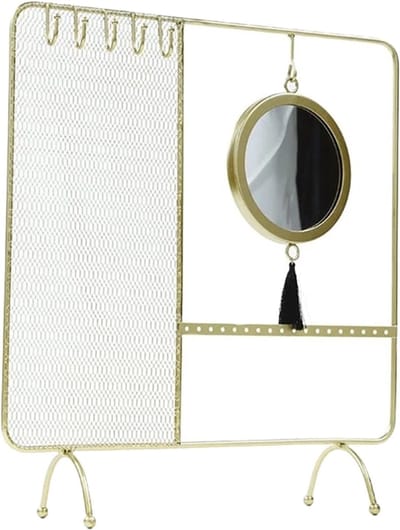 Sieradenrek - Oorbelhouder Organisator - Sieraden Presenteren - Stabiele Legering - 40x35cm - Afgebeeld