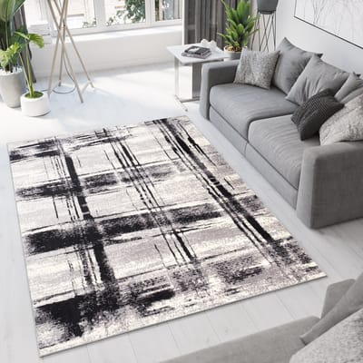 Tapiso Dream Vloerkleed Grijs Modern Laagpolig Woonkamer Abstract Tapijt Maat- 180x250