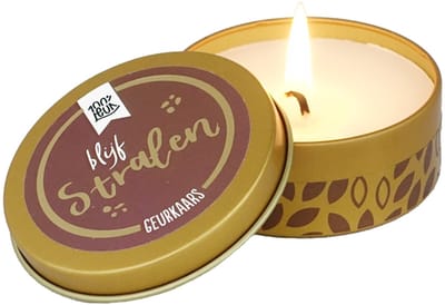 100%LEUK - Geurkaars - Blijf stralen