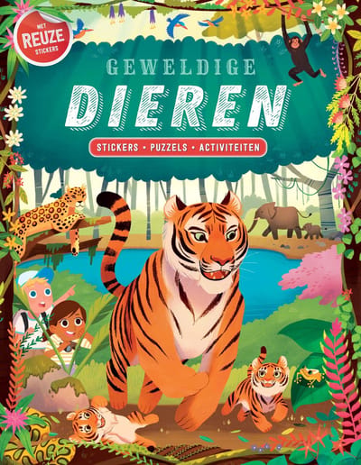 Geweldige Dieren Stickerboek - Susanne Fossey