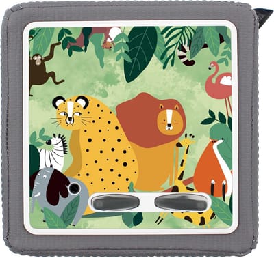 Zelfklevende Beschermhoes voor Kinderen - Decoratieve Film voor Speelgoedbox - Safari Thema