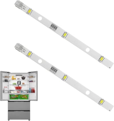 Verlichting voor Koelkast - Set van 2 LED Koelkastlampen, Koude Witte Lichtbron, Energiezuinig en Duurzaam