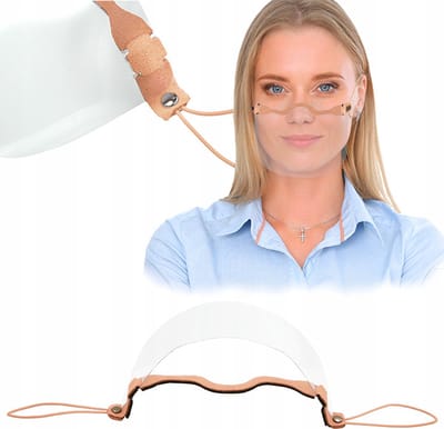 4 x Stuks - Spatmasker - Veiligheid Vizier- Gelaatsscherm- Hygiëne Veiligheid- Face shield- Spatmasker - Gelaatscherm - Beschermkap - mondkapje- Mondmasker- Herbruikbaar - Transparant Mondkapje.