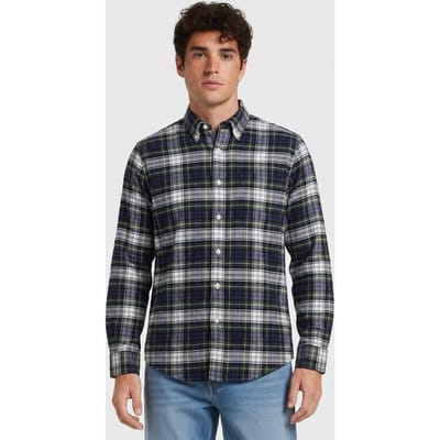 Brooks Brothers Casual Cotton Flannel Regular Fit Open White Größe: XL | Casual hemden Outlet | Herren | Weiß
