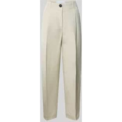 barrel fit broek met persplooien curated by Anna Schürrle