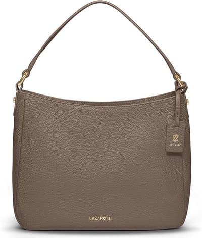 Dames Leren Schoudertas met Verstelbare Band - Handtas 27 cm