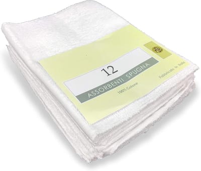 Set van 12 Wasbare Absorberende Luiers voor Dames, Hypoallergeen Katoen