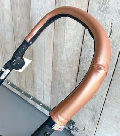 XQC - Mutsy Evo - Hoes voor Kinderwagen Duwstang - Cover voor Veiligheidsbeugel - GOUDKLEUR