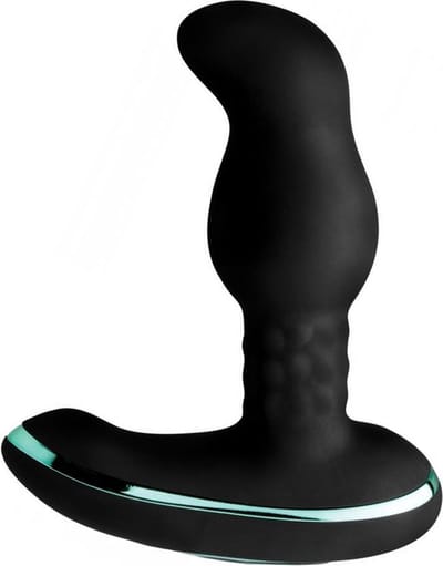 Rimsation Prostaat Vibrator met Roterende Kralen - zwart