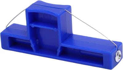 Kleisnijder Hoek - Pottery Tool - Keramiek Vormgeven - 3 Precisie Hoeken - 14 cm - Blauw
