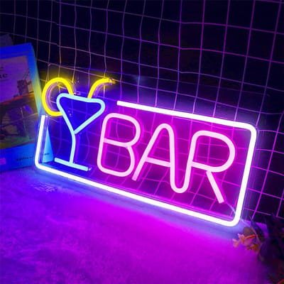 Neon Lamp - Dimbaar - Incl. Ophanghaakjes - Neon Sign - Neon Verlichting - Neon Led Lamp - Inclusief 2 Ophanghaakjes