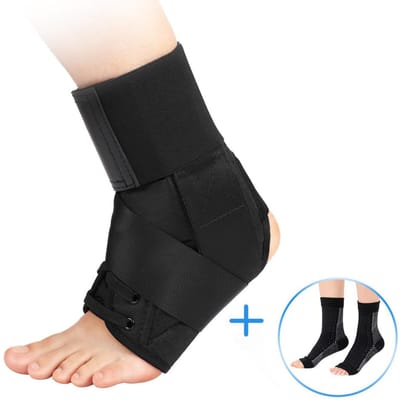 Chevillère de protection renforcée à trois niveaux *1 + chaussettes pour musculite plantaire *2 simples seulement