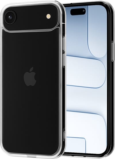 Hoesje geschikt voor iPhone 17 Air backcover Shockproof siliconen Transparant