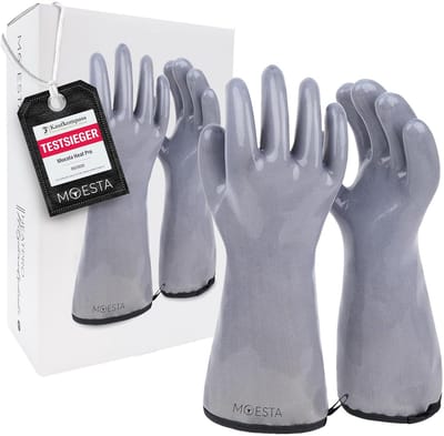 Hittebestendige Grillhandschoenen van Siliconen, XL, Hittebestendig tot 350 °C