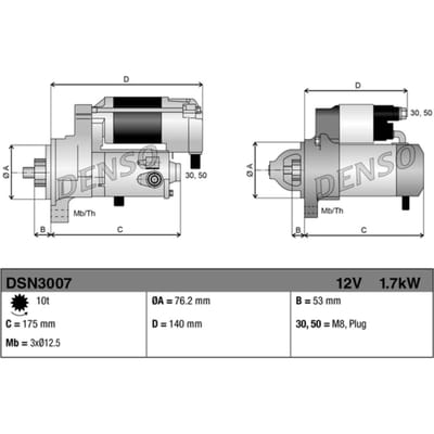 Starter DENSO DSN3007
