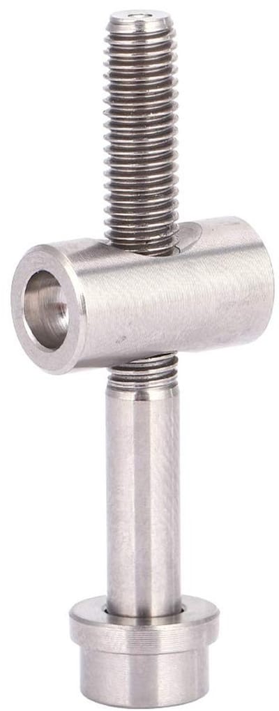 Allecto - Fiets zadelpen boutschroef - Titaniumlegering - Vaste verbinding - Kleur titanium - Vervangingsaccessoires - Geschikt voor fietsen - M5 x...