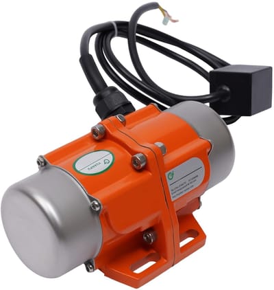 Vibratiemotor - Industriële motor - Machines aandrijven - 3000 RPM - 17x11x7.5 cm - Oranje
