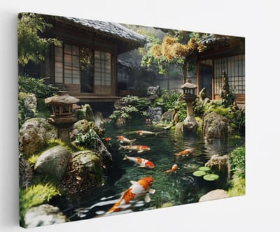 Saammp Canvas Schilderij - Natuur - nederland - Bos - landschappen - 45x30 - Foto op canvas - Wanddecoratie - Muurdecoratie Woonkamer - Slaapkamer decoratie - Canvas Print