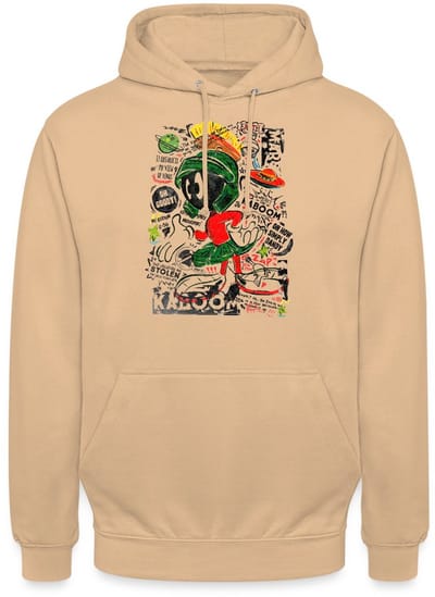 Looney Tunes Marvin The Martian Hoodie Unisex
