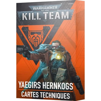 Bordspellen Games Workshop Warhammer 40k - Kill Team Datacards Yaegir Hernkog (Fr)