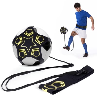 Dailygoods- Voetbaltrainingsriem met 5 klauw - Flexibele Verstelriem - Handsfree Trainingshulpmiddel - Trainingsapparatuur voor Maat 3/4 - Geschikt voor Kinderen/Volwassenen - Voetbaltraining