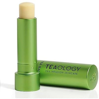 Teaology Tea Balm Protective Lip Treatment Transparent Matcha – Hydraterende & Beschermende Lippenbalsem Met Matcha & Antioxidanten – Verzacht, Voedt & Beschermt Tegen Droogheid – Vegan & Dermatologisch Getest - Everyday Lip Care Must-Have