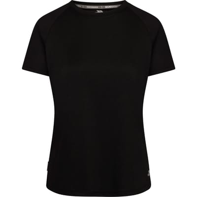 Trespass Dames/Dames Claudette Active Top (Zwart)