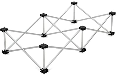 20cm draagbare stellage van Gear4music, 1m x 0,5m
