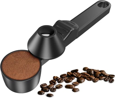 Herbruikbare koffielepel - koffielepels - Koffielepel met trechter - Kunststof
