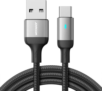 Joyroom Extraordinary Series A10 USB-A / USB-C 3A Cable 1.2 m - Black
