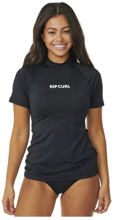 2026 Rip Curl Dames Klassiek Surf Korte Mouw Lycra Vest - Black
