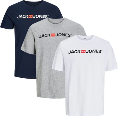 Jack & Jones Heren t-shirt 3 pack Basic