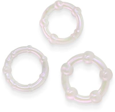 NS Novelties Fantasia Intensity ringen parel Penisring - Wit