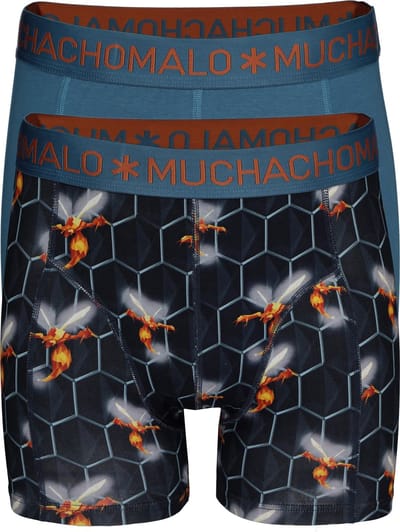 Muchachomalo boxershorts - 2-pack Cotton-Modal - Wasp -  Maat: M