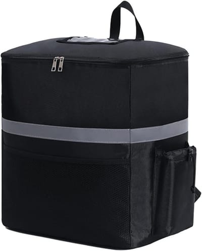 ByShane - Grote Thermische Rugzak voor Voedsellevering - 35L Capaciteit - Ideale Koeltas voor Afhaalmaaltijden - Duurzaam en Geïsoleerd