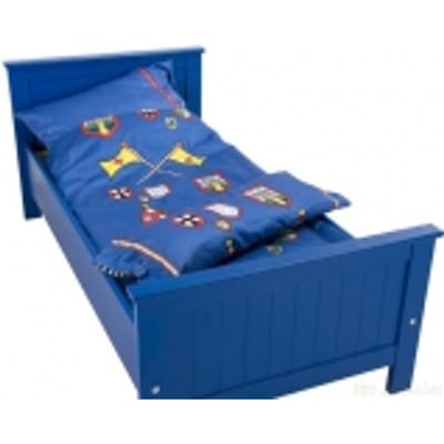 Coming Kids Heroes - Dekbedovertrek 140x200 cm - Blauw