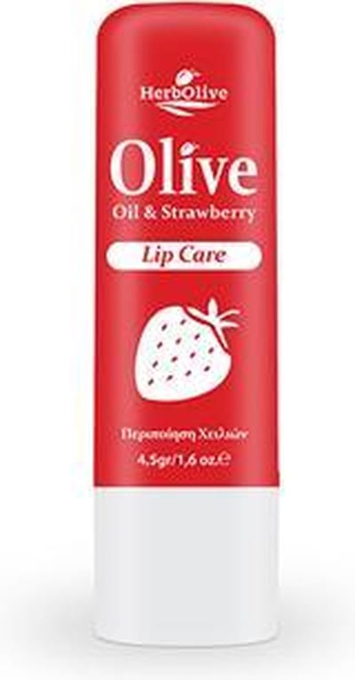 HerbOlive Lippenbalsem *Olijfolie & Aardbei* 4,5g