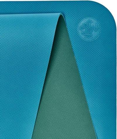 Yogamat premium 5 mm dik - met uitlijnstreep - omkeerbaar - licht - dichte demping - ondersteuning stabiliteit - yoga pilates Yoga mat