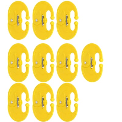10 STUKS ABS Koe Neusdoorn Kalf Speen Speenzuiger Preventer Boerderijdier Vee Voerapparatuur yellow