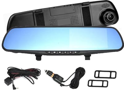 Lexium Dashcam voor auto - Dashcam - Dashcam voor auto voor en achter - Dashcam voor en achter - Dashcam voor en achter draadloos - Dual dashcam