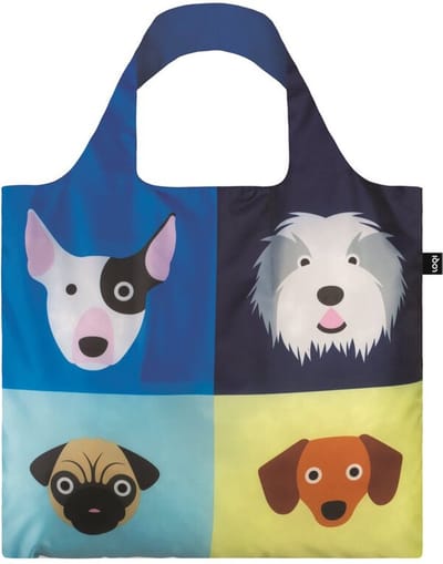 Loqi Opvouwbare Boodschappentas Dogs
