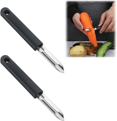 Premium Aardappel Schiller Set van 2 - RVS Schiller voor Aardappelen en Groenten, Ideaal voor Wortels en Meer