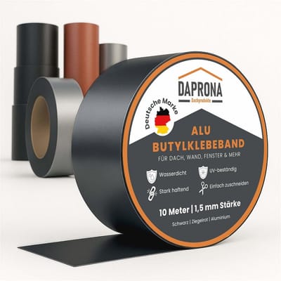 Butyltape en Afdichtingstape 10m x 100mm - Waterdicht, Hittebestendig, 3 stuks