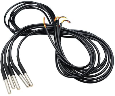 Temperatursensor met 5m Waterdichte Kabel - Digitaal Temperatuurmeetapparaat voor Arduino en Raspberry Pi
