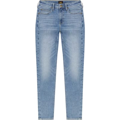 Lee Scarlett Hoogzittende Jeans Blauw 29 / 31 Vrouw